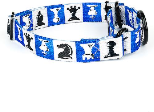 Show full view: Country Brook Petz Chess Pieces Martingale Dog Collar, XX-Small: 7 to 10-in neck, 1/2-in wide slide 5 of 6