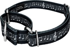 Country Brook Petz Sheet Music Martingale Dog Collar, XX-Small: 7 to 10-in neck, 1/2-in wide slide 2 of 5