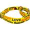 Show in main carousel: Country Brook Petz Loveable Rescue Martingale Dog Collar, Yellow, XX-Small: 7 to 10-in neck, 1/2-in wide slide 5 of 6
