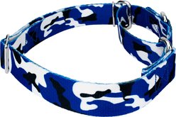 Country Brook Petz Camo Martingale Dog Collar, Royal Blue & White, XX-Small: 7 to 10-in neck, 1/2-in wide slide 2 of 5
