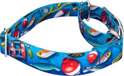 Country Brook Petz Gone Fishin' Martingale Dog Collar, Small: 11 to 15-in neck, 5/8-in wide slide 2 of 6