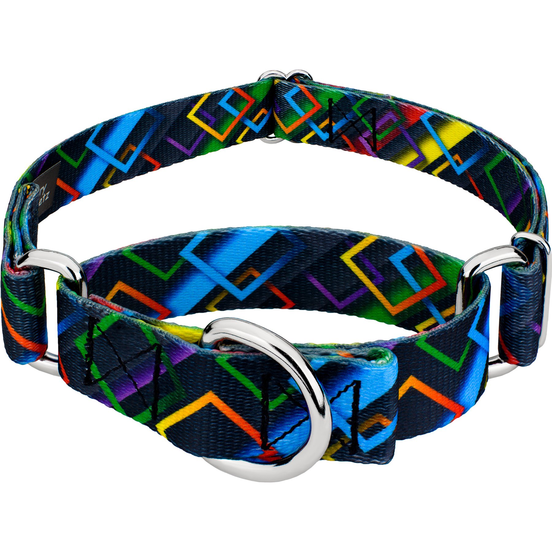 Country Brook Petz Memphis 90s Martingale Dog Collar, Medium: 15 to 21-in neck, 1-in wide
