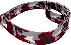 Country Brook Petz Camo Martingale Dog Collar, Crimson & White, XX-Small: 7 to 10-in neck, 1/2-in wide slide 2 of 5