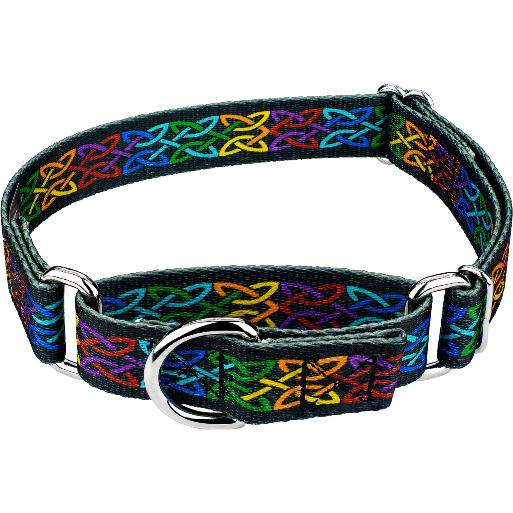 Country Brook Petz Celtic Pride Martingale Dog Collar, X-Large: 23 to 31-in neck, 1-in wide