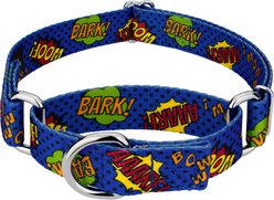 Country Brook Petz Super Dog Martingale Collar, Blue, Small: 11 to 15-in neck, 5/8-in wide