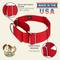 Show in main carousel: Country Brook Petz HossFit Jr Wide Training Martingale Dog Collar, Red, Medium: 15 to 21-in neck, 1.5-in wide slide 7 of 8