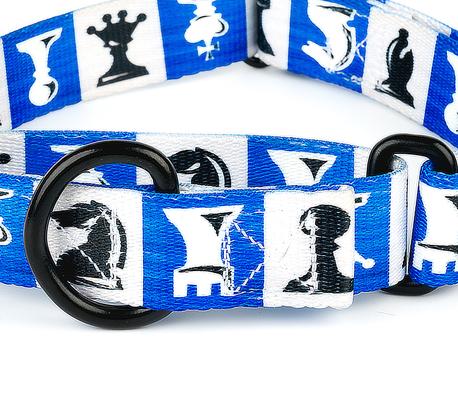 Show full view: Country Brook Petz Chess Pieces Martingale Dog Collar, XX-Small: 7 to 10-in neck, 1/2-in wide slide 6 of 6