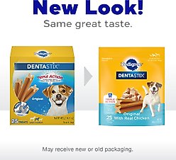 Puppy Variety Pack: Pedigree Variety Pack Wet Food, 3.5-oz pouch, pack of 18 + Pedigree Growth & Protection Grilled Steak & Vegetable Flavor Dry Food, 3.5-lb bag + Pedigree Chopped Ground Lamb & Rice Recipe Wet Canned Food, 13.2-oz can, case of 12 + Pedigree Dentastix Small/Medium Original Chicken Flavor Dental Treats, 25 count slide 2 of 9