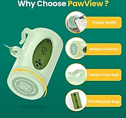 Pawview Smart Holder with Dog Poop Bags Dispenser, Lavender scent, 15 bags, Green slide 2 of 9
