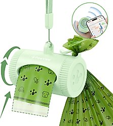 Pawview Smart Holder with Dog Poop Bags Dispenser, Lavender scent, 15 bags, Green