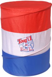 Tough1 Perfect Turn Collapsible Horse Barrel, 36 x 22.5-in, 3 count, Red/White/Blue