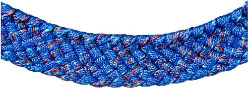 Show full view: Tough1 Premium Mule Tape Funfetti Horse Halter with Lead, Royal Blue, Pony slide 2 of 2