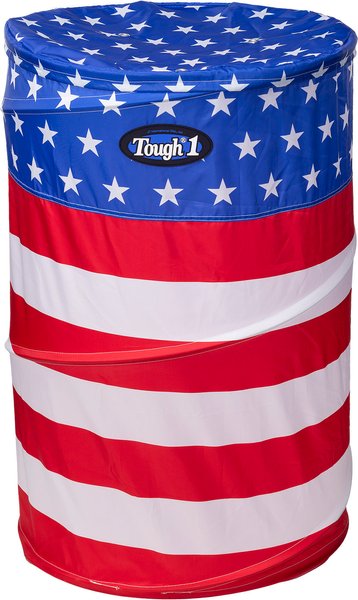 Show full view: Tough1 Perfect Turn Collapsible Horse Barrel, Stars/Stripes, 36 x 22.5-in, 3 count slide 1 of 1