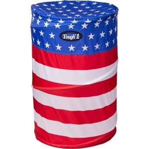 Tough1 Perfect Turn Collapsible Horse Barrel, Stars/Stripes, 36 x 22.5-in, 3 count