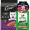Show in main carousel: Puppy Variety Pack: Cesar Warm Bowls Chicken & Beef with Vegetables Entree Shredded Wet Food Trays, 2.7-oz tray, pack of 10 + Cesar Filet Mignon Flavor & Spring Vegetables Garnish Small Breed Dry Food, 5-lb bag + Greenies Petite Original Chicken Flavor Dental Treats, 20 count slide 1 of 9