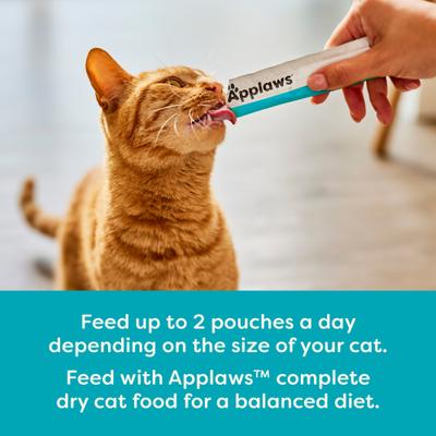 Show full view: Applaws Tuna Puree Lickable Cat Treats, 0.5-oz tube, 60 count slide 5 of 7