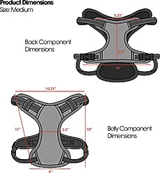 Eddie Bauer Comfort Dog Harness, Pink, Medium: 22-in chest slide 2 of 3
