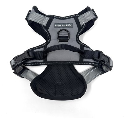 Eddie Bauer Eddie Bauer Comfort Dog Harness, Grey, Medium: 22-in chest