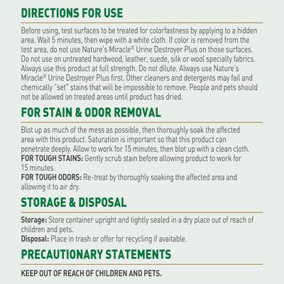 Show full view: Nature's Miracle Pet Urine Destroyer Plus, 64-oz slide 6 of 9
