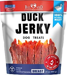 Beloved Pets Duck Breast Human Grade Grain-Free Jerky Dog Treats, 1.5-lb bag