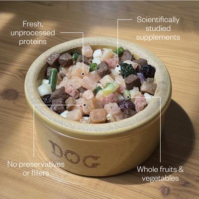 Show full view: MAEV Hip & Joint Human-Grade Raw Frozen Chicken Dog Food, 5-lb bag slide 9 of 12