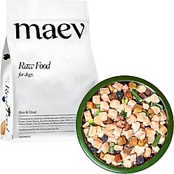 MAEV Skin & Coat Human-Grade Raw Frozen Chicken Dog Food, 5-lb bag
