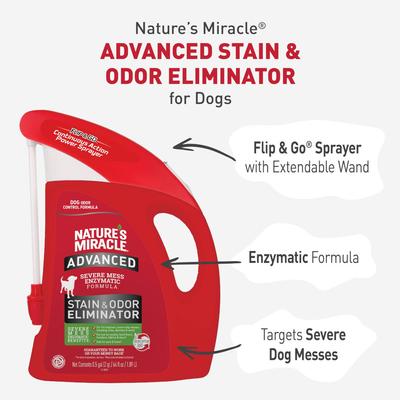 Show full view: Nature's Miracle Advanced Pet Stain & Odor Eliminator, 64-oz slide 3 of 9