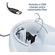 Show in main carousel: TRIXIE Curved Stream Cat & Dog Water Fountain, White, 84.5-oz slide 7 of 10