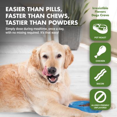 Show full view: Liquid-Vet Hip & Joint Support Unflavored Dog Supplement, 32-fl oz bottle slide 7 of 10