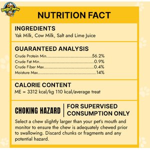 Tibetan Dog Chew Small Breed Grain-Free Dog Treats, 3.5-oz pouch