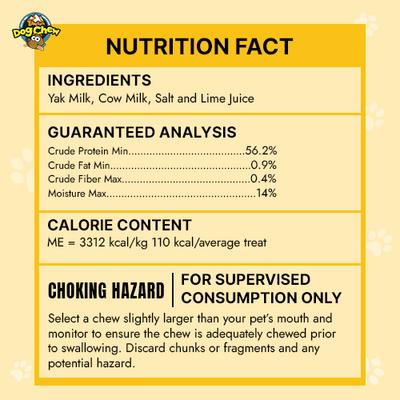 Show full view: Tibetan Dog Chew Small Breed Grain-Free Dog Treats, 3.5-oz pouch slide 10 of 11