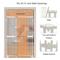 Show in main carousel: Unipaws Extra Tall Metal Dog & Cat Gate with Width & Height Extension, White slide 6 of 8