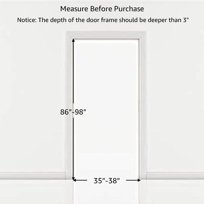 Show full view: Unipaws Extra Tall Metal Dog & Cat Gate with Height Extension, Black slide 8 of 8