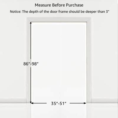 Show full view: Unipaws Extra Tall Metal Dog & Cat Gate with Width & Height Extension, White slide 7 of 8