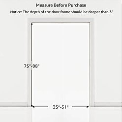 Unipaws Extra Tall Metal Dog & Cat Gate with Width Extension, White slide 2 of 7