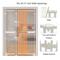 Show in main carousel: Unipaws Extra Tall Metal Dog & Cat Gate with Width Extension, White slide 6 of 8