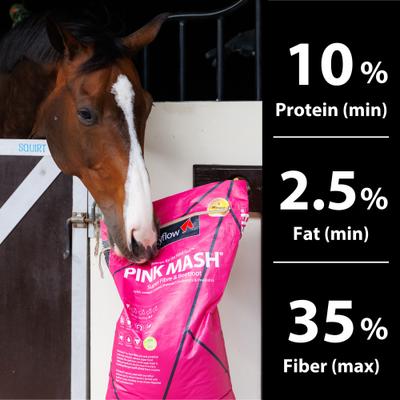 Show full view: Keyflow Feeds Pink Mash Low Sugar & Low Starch Horse Feed, 33-lb bag slide 5 of 7
