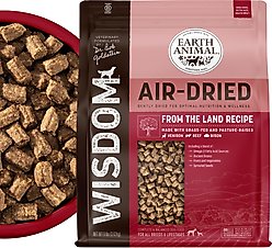 Earth Animal Wisdom Air-Dried From the Land Recipe with Venison, Beef, & Bison Premium Natural Dog Food, 128-oz bag slide 1 of 9