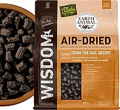 Earth Animal Wisdom Air-Dried From the Soil Recipe Insect-Based Premium Natural Dog Food, 32-oz bag