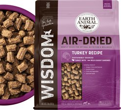 Earth Animal Wisdom Air-Dried Turkey Recipe Premium Natural Dog Food, 32-oz bag