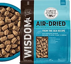 Earth Animal Wisdom Air-Dried From the Sea Recipe with Catfish, Clams, & Sardines Premium Natural Dog Food, 32-oz bag
