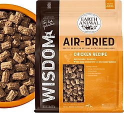 Earth Animal Wisdom Air-Dried Chicken Recipe Premium Natural Dog Food, 32-oz bag