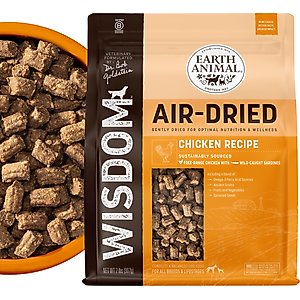 Earth Animal Wisdom Air-Dried Chicken Recipe Premium Natural Dog Food, 32-oz bag