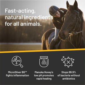 Silver Honey Rapid Wound Repair Antimicrobial Horse Ointment, 2-oz tube