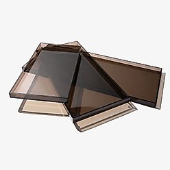 Hiddin Overflow Dog Feeder Tray, Bronze, Small