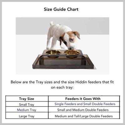 Show full view: Hiddin Overflow Dog Feeder Tray, Bronze, Small slide 8 of 8