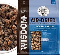 Earth Animal Wisdom Air-Dried From the Air Recipe with Quail, Duck, & Goose Premium Natural Dog Food, 32-oz bag