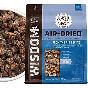 Earth Animal Wisdom Air-Dried From the Air Recipe with Quail, Duck, & Goose Premium Natural Dog Food, 32-oz bag