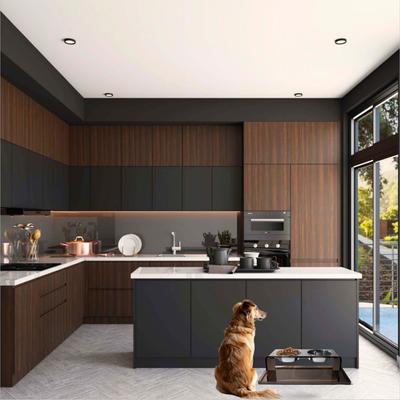 Show full view: Hiddin Overflow Dog Feeder Tray, Bronze, Large slide 2 of 6