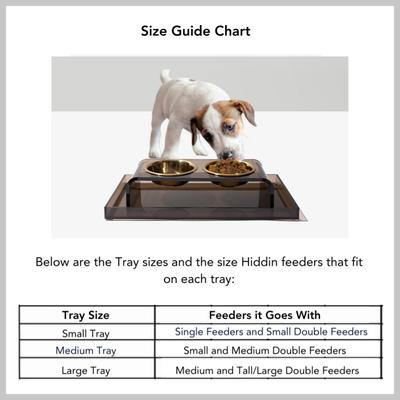 Show full view: Hiddin Overflow Dog Feeder Tray, Bronze, Large slide 6 of 6